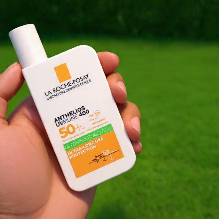 La Roche-Posay Anthelios UVMUNE 400 SPF 50+ Oil Control Fluid | 50ml | Ultra-Long UVA Protection, Dry Touch, 12H Mattifying for Oily & Sensitive Skin | Made in France